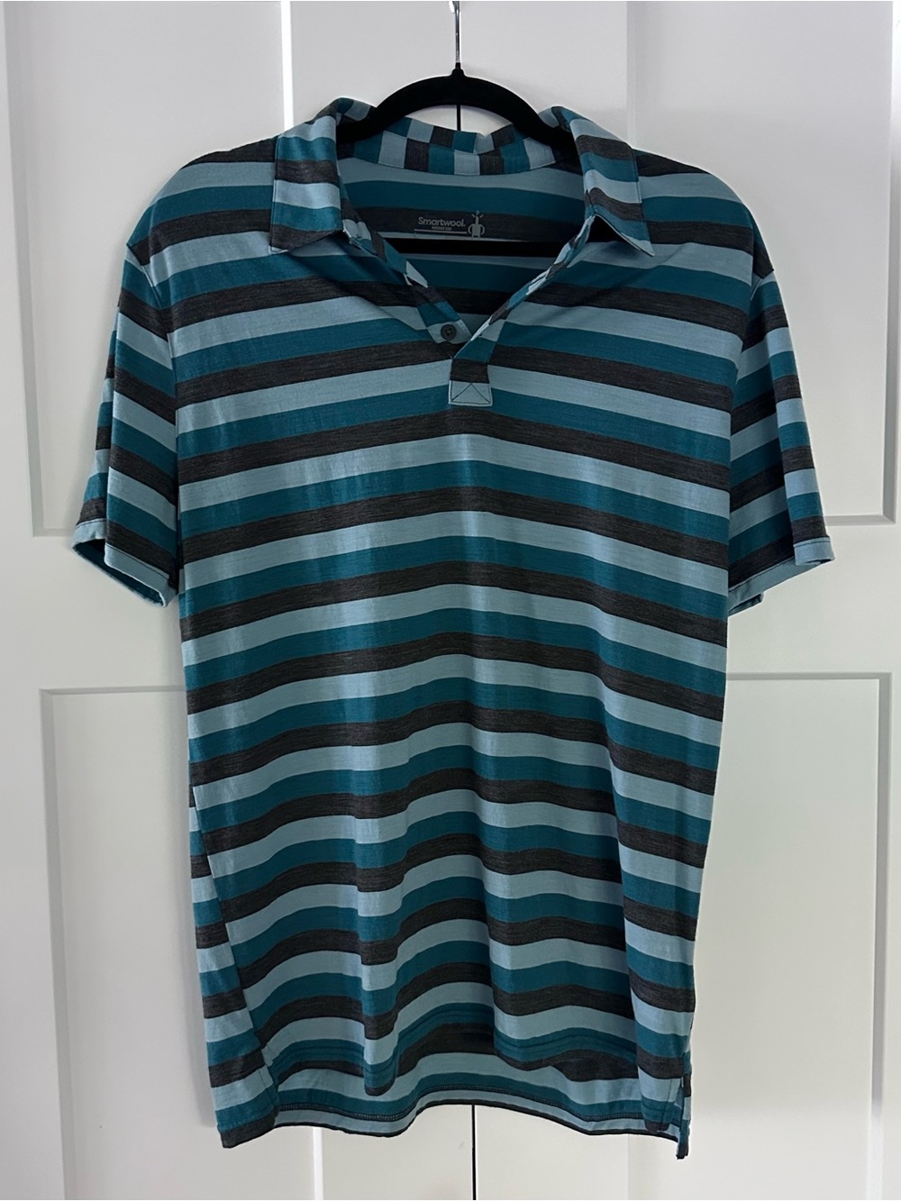 Smartwool Striped Short-Sleeve Polo